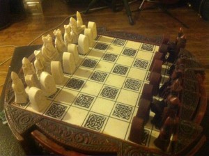 Ancien jeu d'échecs